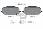 BENDIX Braking Piduriklotsi komplekt,  ketaspidur BPD2416