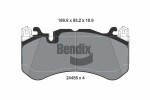 BENDIX Braking Piduriklotsi komplekt,  ketaspidur BPD2423