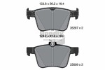 BENDIX Braking Piduriklotsi komplekt,  ketaspidur BPD2434