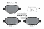 BENDIX Braking Piduriklotsi komplekt,  ketaspidur BPD2453
