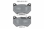 BENDIX Braking Piduriklotsi komplekt,  ketaspidur BPD2457