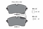 BENDIX Braking Piduriklotsi komplekt,  ketaspidur BPD2472
