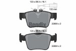 BENDIX Braking Piduriklotsi komplekt,  ketaspidur BPD2592