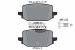 BENDIX Braking Piduriklotsi komplekt,  ketaspidur BPD2637