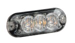 pöörlev vilkur (oranž, 12/24V, LED, horisontaalne kinnitus, for kinnitus on vertical pinnad)