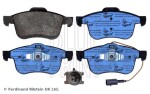 BLUE PRINT Piduriklotsi komplekt,  ketaspidur ADL144215
