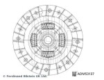 BLUE PRINT Siduriketas ADM53137