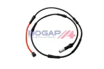 Hoiatuskontakt,  piduriklotsi kulumine BOGAP Premium B7118106