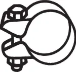 BOSAL Summutitoru kinnitusklamber 250-345