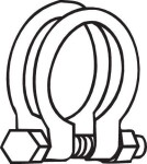 BOSAL Summutitoru kinnitusklamber 250-451