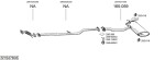 BOSAL Kinnitus,  väljalaskesüsteem 255-016