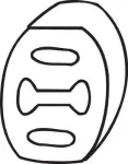 BOSAL Kinnitus,  väljalaskesüsteem 255-022