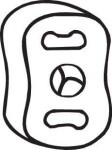 BOSAL Kinnitus,  väljalaskesüsteem 255-024