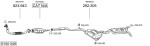 BOSAL  Резиновые полоски, система выпуска 255-076