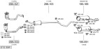 BOSAL  Резиновые полоски, система выпуска 255-141