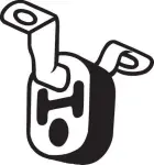 BOSAL Kinnitus,  väljalaskesüsteem 255-086