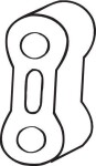 BOSAL Kinnitus,  väljalaskesüsteem 255-789