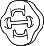 BOSAL Kinnitus,  väljalaskesüsteem 255-853