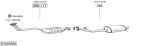 BOSAL  Гайка, выпускной коллектор 258-050
