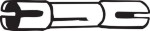 BOSAL Toruühendus,  väljalaskesüsteem 265-131