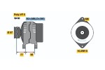 BOSCH Generaator 14V 0 986 048 240