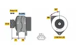 BOSCH Generaator 14V 0 986 049 490
