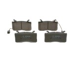 BOSCH Piduriklotsi komplekt,  ketaspidur 0 986 424 390
