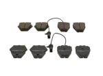 BOSCH Piduriklotsi komplekt,  ketaspidur 0 986 424 690