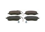 BOSCH Piduriklotsi komplekt,  ketaspidur 0 986 424 789