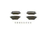 BOSCH Piduriklotsi komplekt,  ketaspidur 0 986 424 889