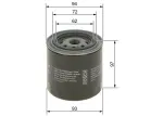 BOSCH Õlifilter 0 986 452 003