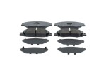 BOSCH Piduriklotsi komplekt,  ketaspidur 0 986 460 152