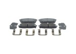 BOSCH Piduriklotsi komplekt,  ketaspidur 0 986 460 168