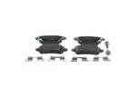 BOSCH Piduriklotsi komplekt,  ketaspidur 0 986 460 312