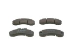 BOSCH Piduriklotsi komplekt,  ketaspidur 0 986 460 947