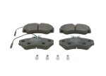 BOSCH Piduriklotsi komplekt,  ketaspidur 0 986 460 998