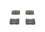 BOSCH Piduriklotsi komplekt, ketaspidur 0 986 463 412
