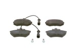 BOSCH Piduriklotsi komplekt,  ketaspidur 0 986 466 693