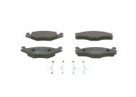 BOSCH Piduriklotsi komplekt,  ketaspidur 0 986 468 871