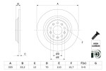 BOSCH Тормозной диск 0 986 479 G74