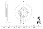 BOSCH Piduriketas 0 986 479 J45