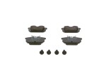 BOSCH Piduriklotsi komplekt,  ketaspidur 0 986 491 030