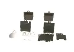 BOSCH Piduriklotsi komplekt,  ketaspidur 0 986 494 022