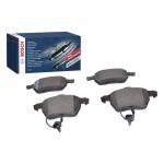 BOSCH Piduriklotsi komplekt,  ketaspidur 0 986 494 050