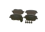 BOSCH Piduriklotsi komplekt,  ketaspidur 0 986 494 105