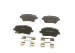 BOSCH Piduriklotsi komplekt,  ketaspidur 0 986 494 160
