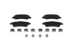 BOSCH Piduriklotsi komplekt,  ketaspidur 0 986 494 164