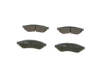 BOSCH Piduriklotsi komplekt,  ketaspidur 0 986 494 172
