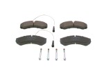 BOSCH Piduriklotsi komplekt,  ketaspidur 0 986 494 239