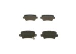 BOSCH Piduriklotsi komplekt,  ketaspidur 0 986 494 249